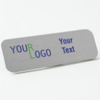 Metal name tag