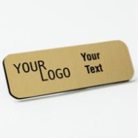 Plastic engraved name tag
