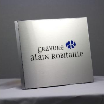 Award plaque bloc – mirror finish frame