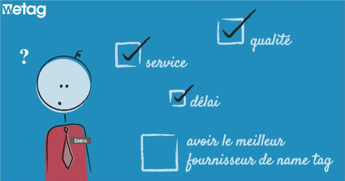 Comment acheter vos porte-noms