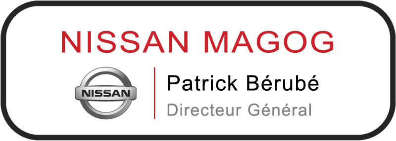 Magnetic custom name tag – Color metal printed – For car dealer 1