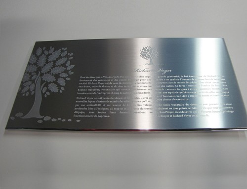 Award plaque – honora – mirror bevel